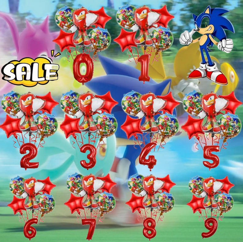 Model Kit Sonic - Jeu de dessin animé ballon sonique