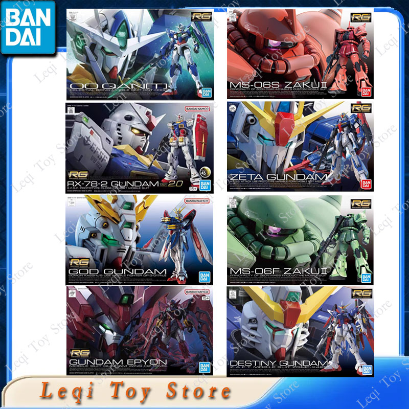 Model Kit Gundam Hg - Bandai Original RG MS-06F-06S 00 QAN