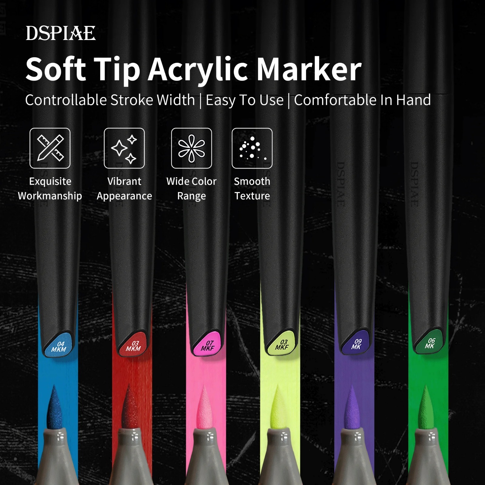Model Kit Paint Set - Kit de stylos marqueurs à pointe