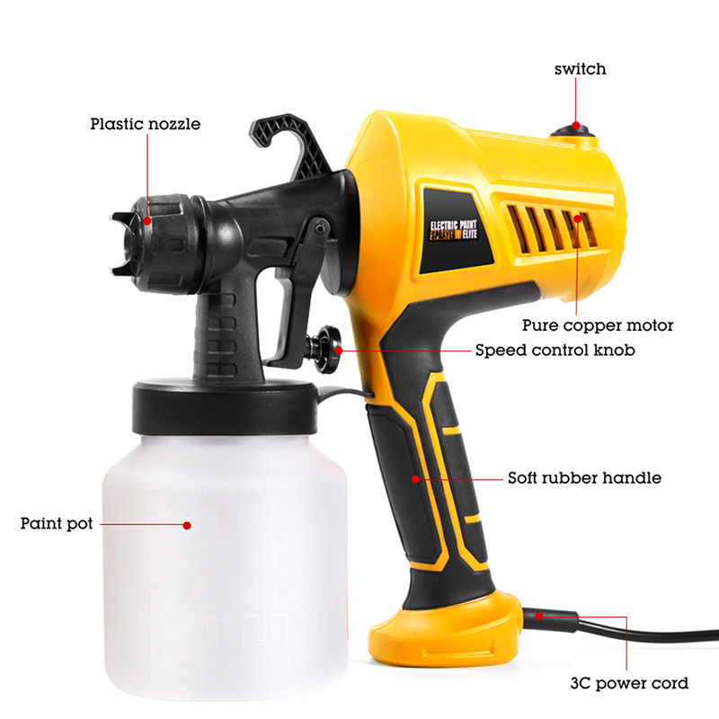 Spray Can Lacquer - Pulvérisateur électrique en plastique de 800