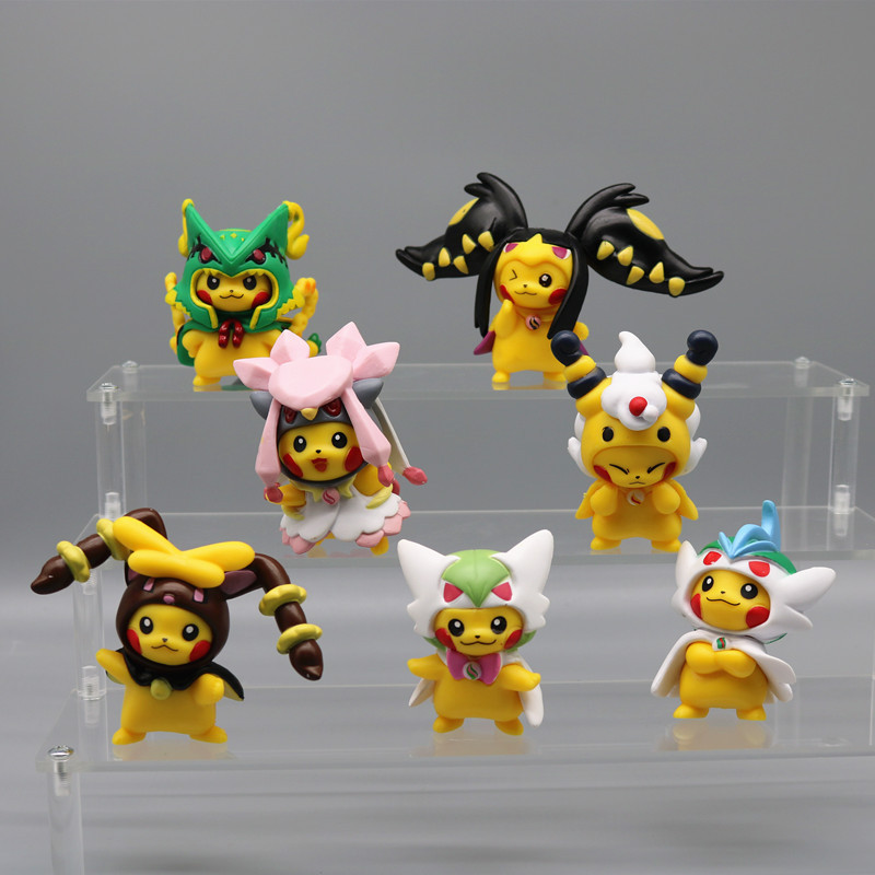 Model Kit Lucario - Figurines d'action Pokémon Pikachu Cos Charizard,