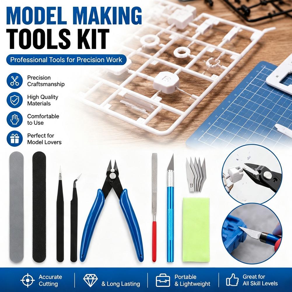 Model Kit Clipper - Kit d'outils de modélisme 14 pièces