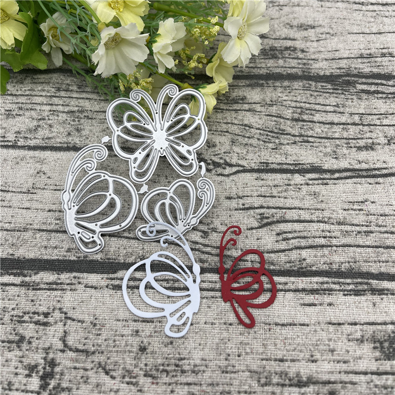 Model Kit Cutter - Porte-clé en papier avec motif papillon