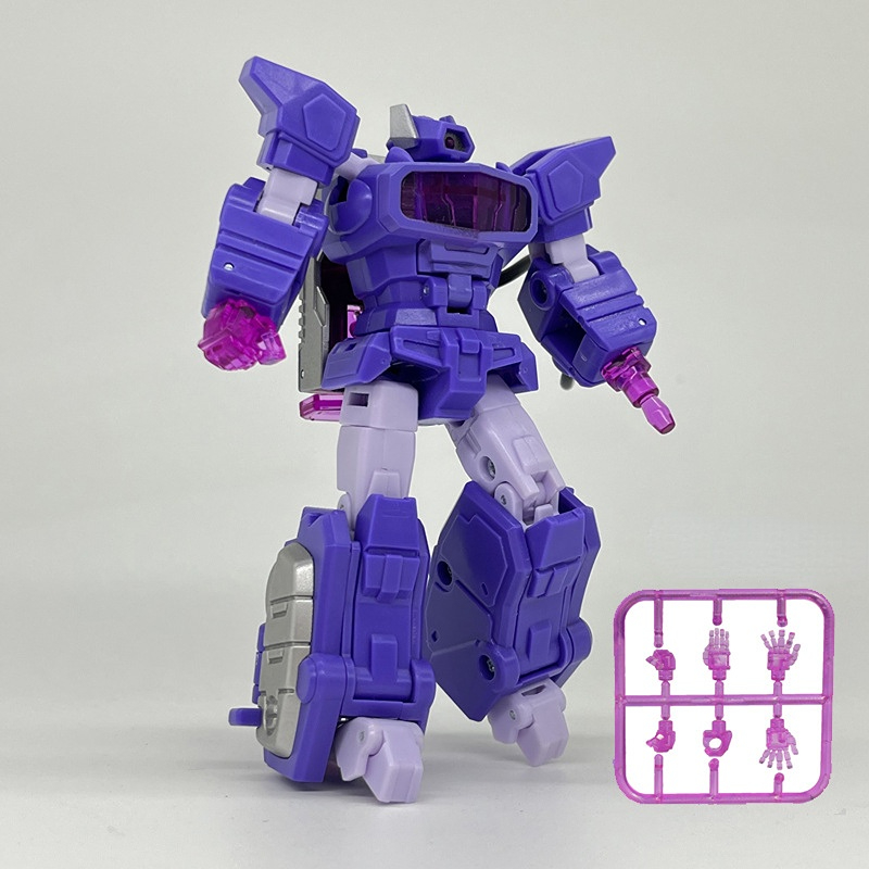 Model Kit Waifu - Shockwave Transformation PT03 PT-03 G1, pistolet