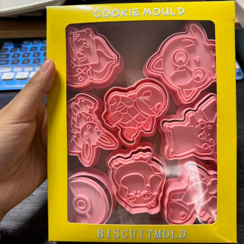 Model Kit Cutter - Nouvel ensemble de 6 emporte-pièces Pokémon,