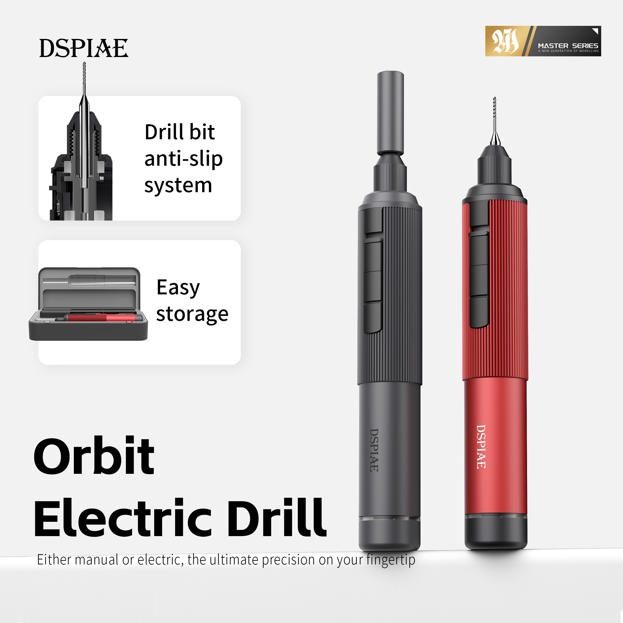Model Kit Paint Set - Nouvelle perceuse électrique orbitale DSPIAE AT-ED01,