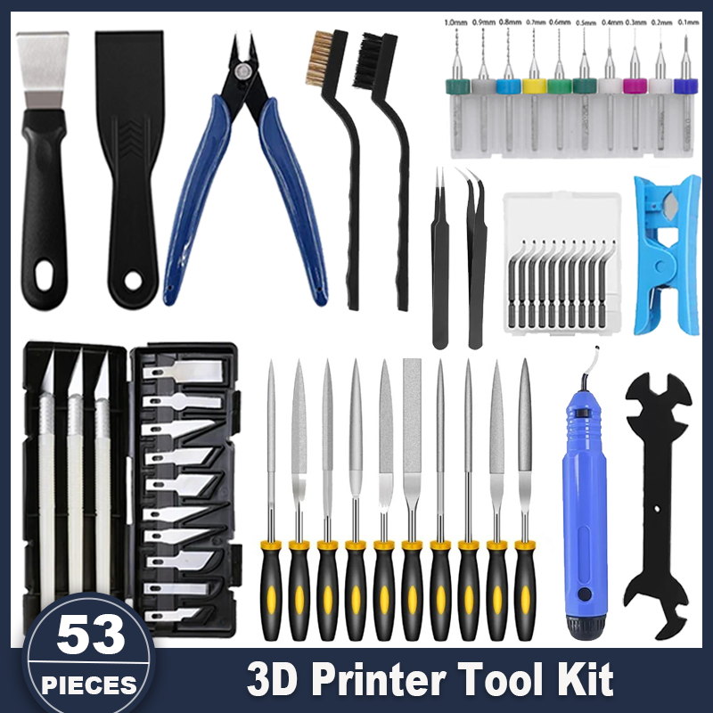 Model Kit Clipper - Kit d’outils pour imprimante 3D, 53