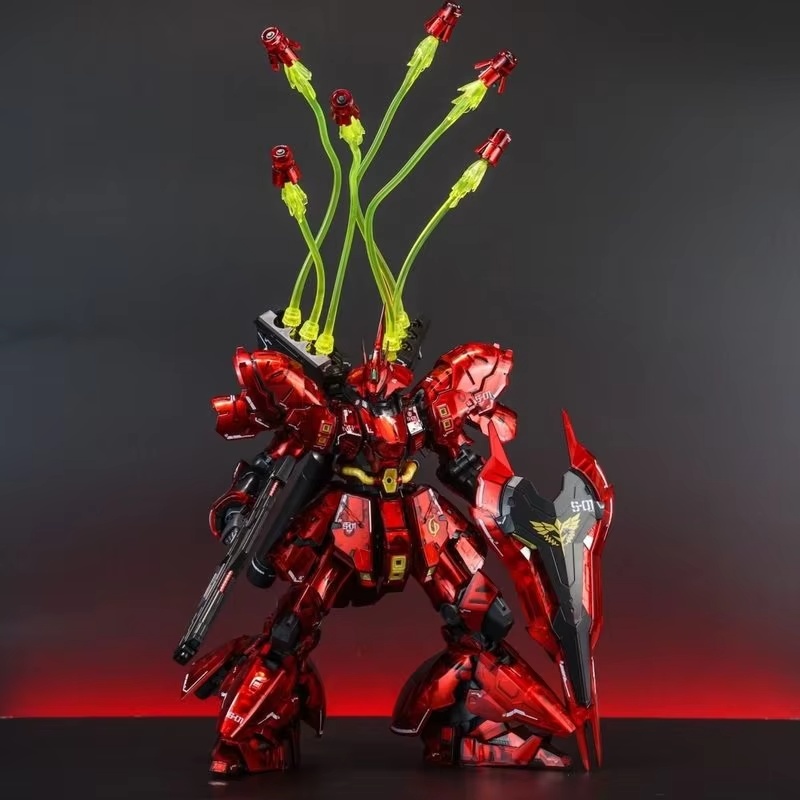 Model Kit Gundam Hg - STAR Sazabi Electroplated Clear Color RG